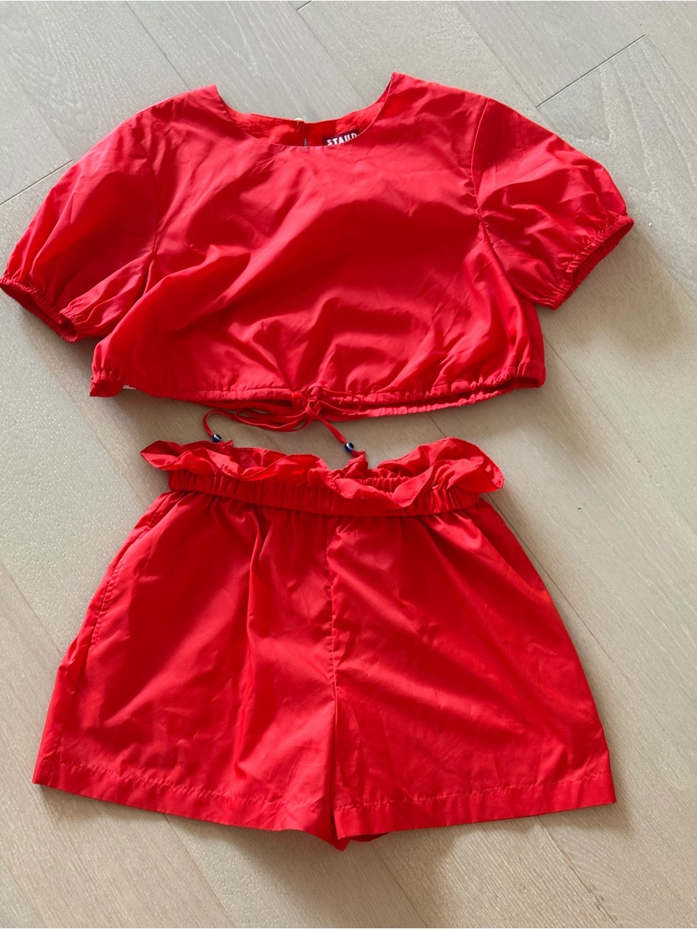 STAUD Nylon short set